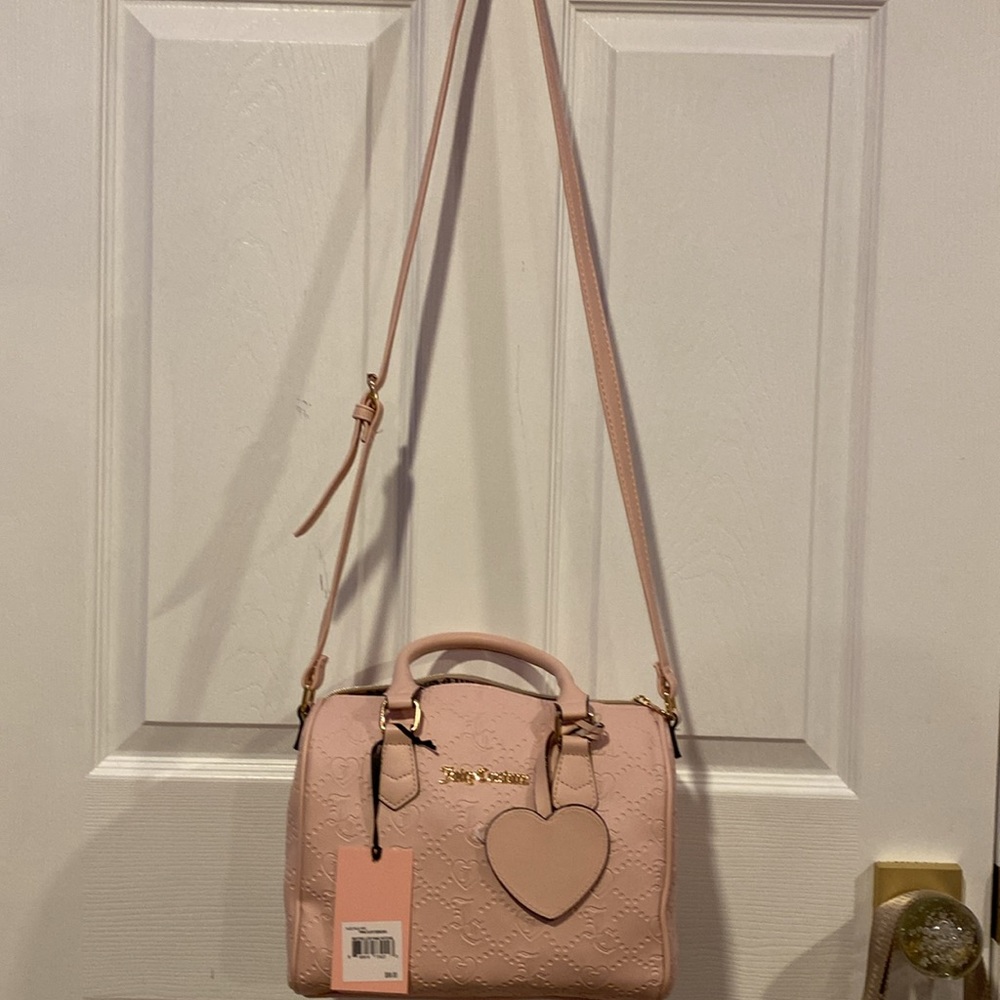 BNWT Juicy Couture Bestseller Fame Pink Satchel PRICE FIRM - Picture 7 of 8